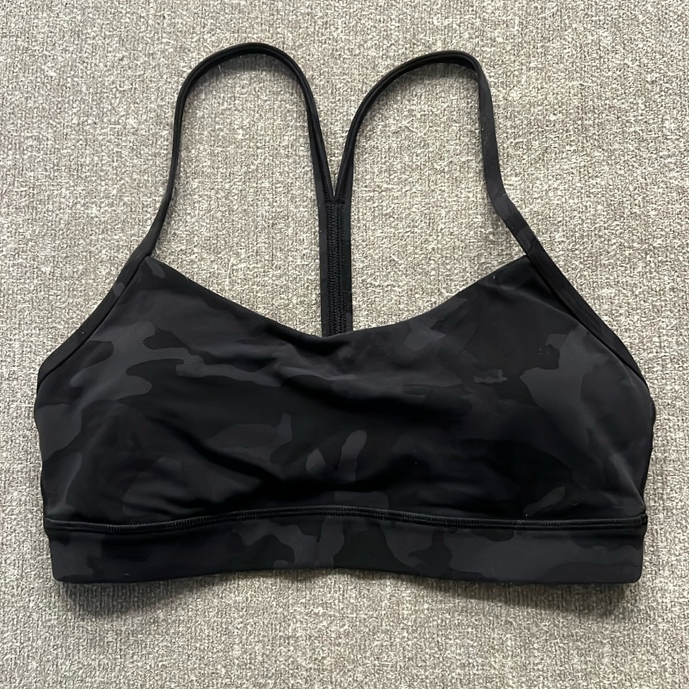 Lululemon Camo Sports Bra, Size 6